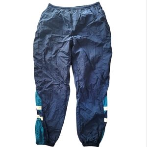 Blue track pants with lining